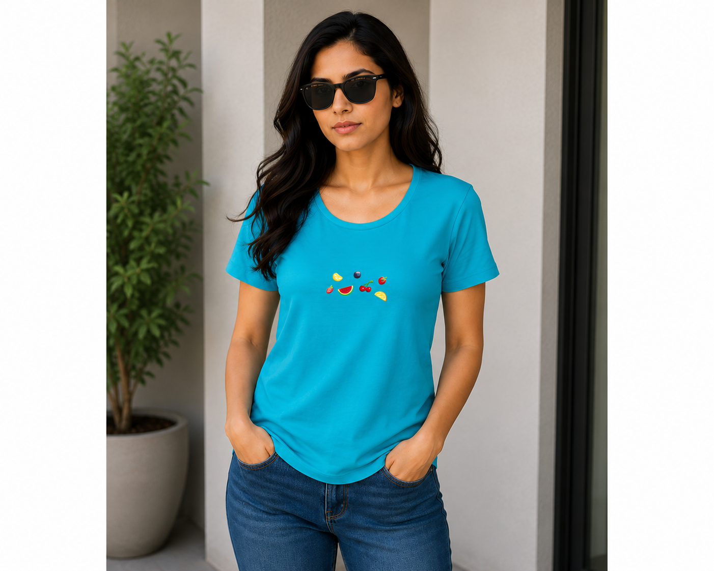 Women's Basic Short Sleeve Crew Neck T-Shirt