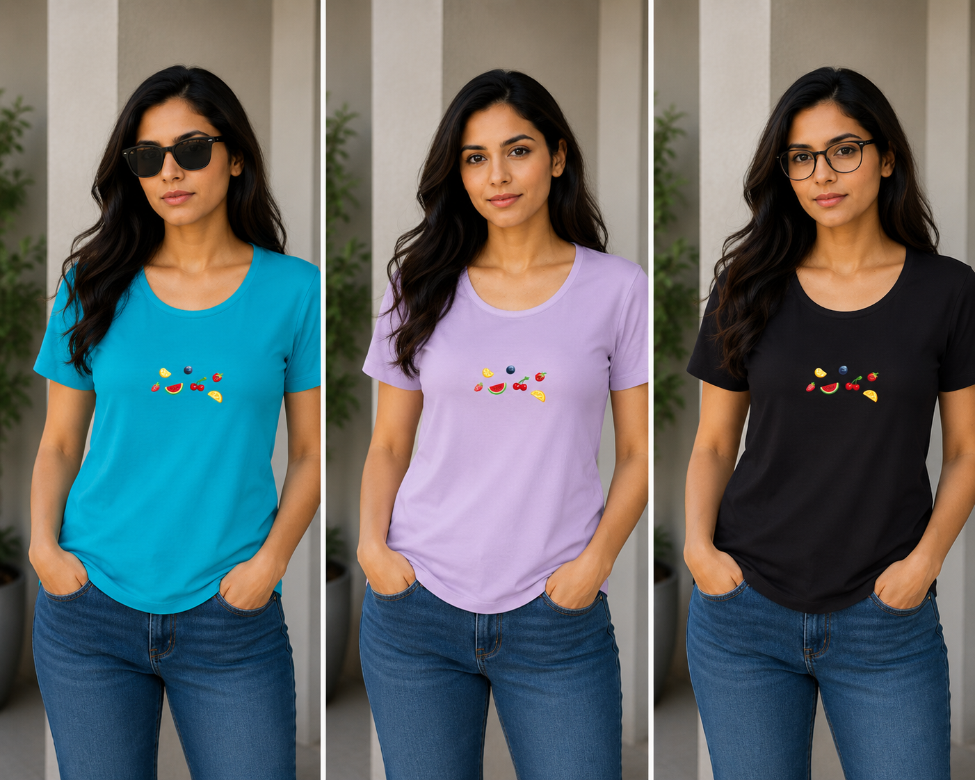 Women's Basic Short Sleeve Crew Neck T-Shirt