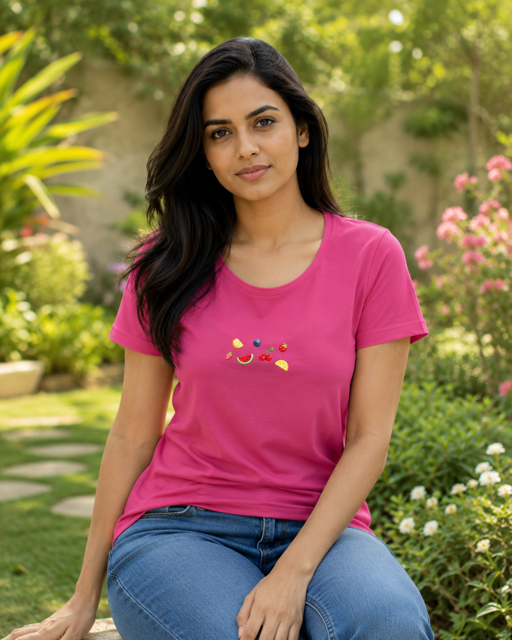 Women's Basic Short Sleeve Crew Neck T-Shirt