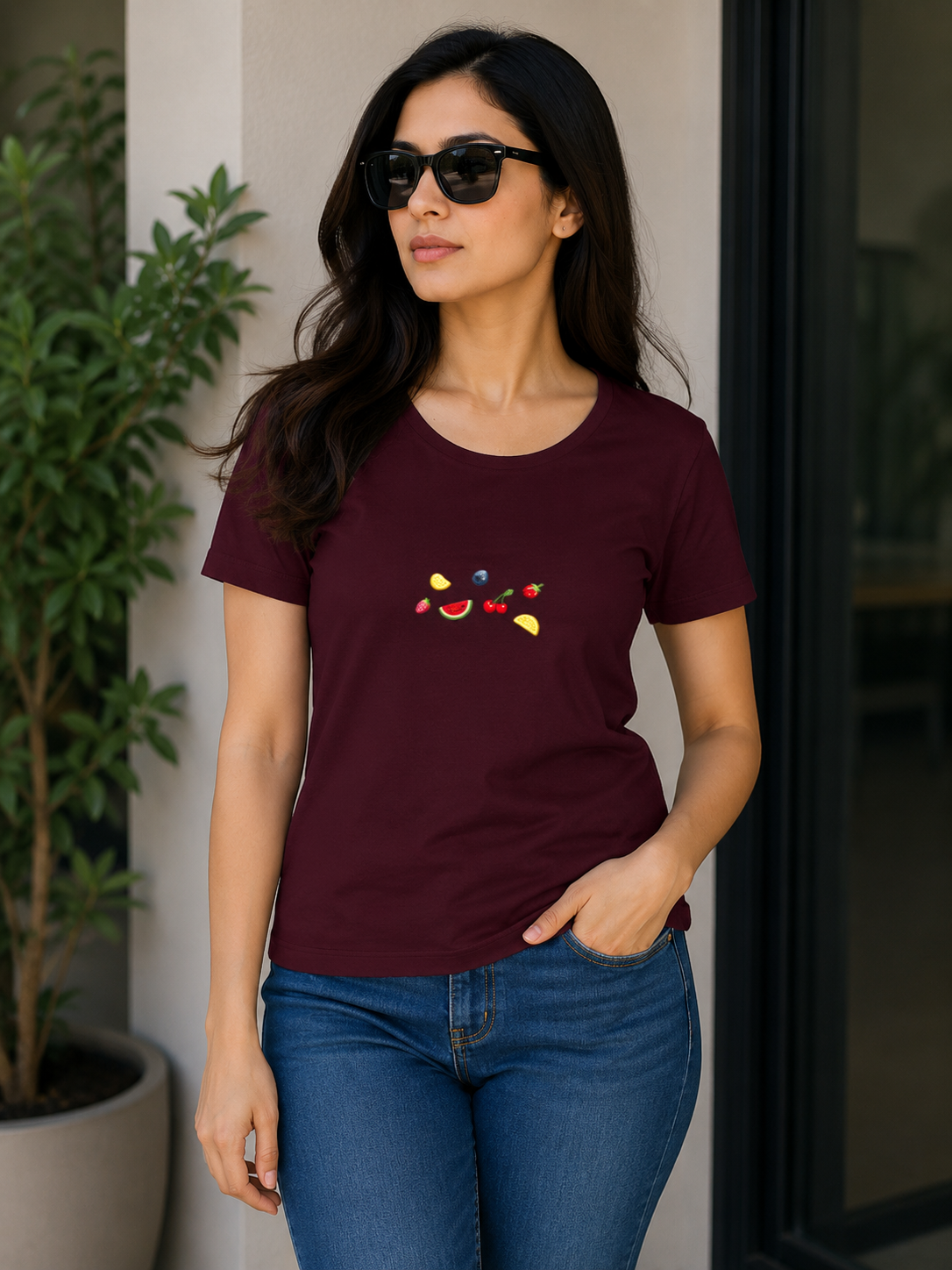 Women's Basic Short Sleeve Crew Neck T-Shirt