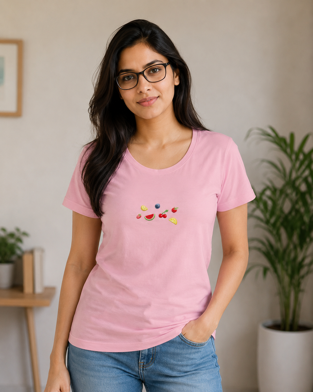 Women's Basic Short Sleeve Crew Neck T-Shirt